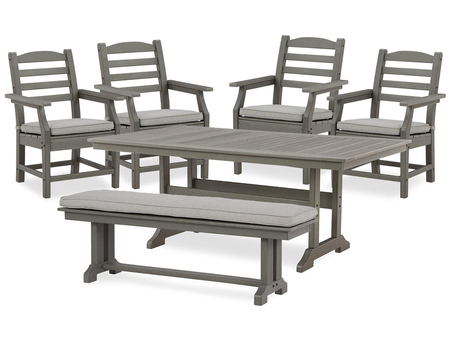 Visola Outdoor Dining Set - Vida Furniture (Laredo,TX)