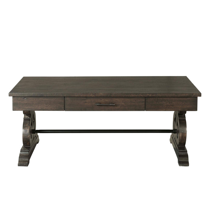 Stone Coffee Table w/ PU Base - Vida Furniture (Laredo,TX)