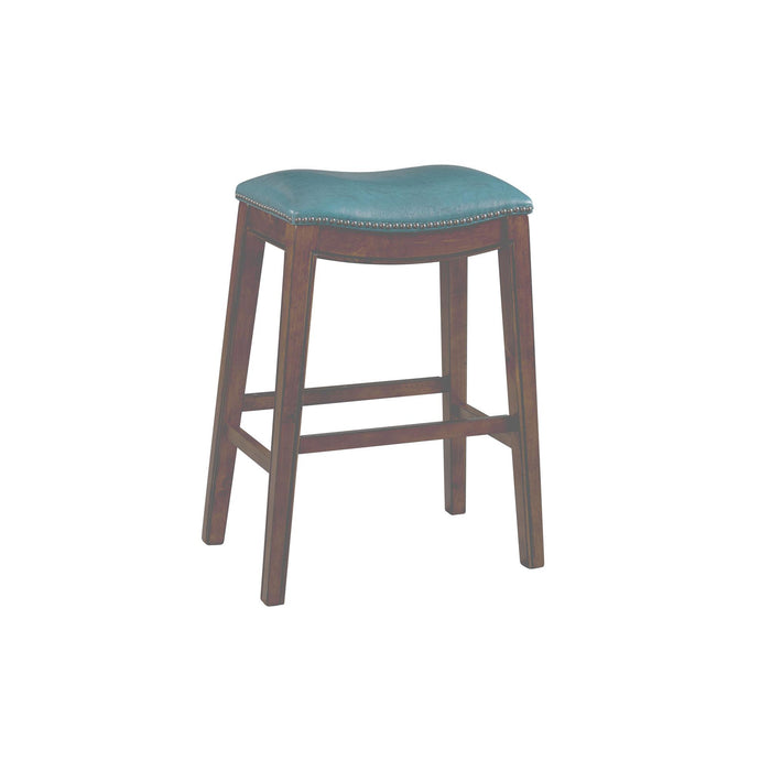 Fiesta 30" Backless Bar Stool in Blue - Vida Furniture (Laredo,TX)