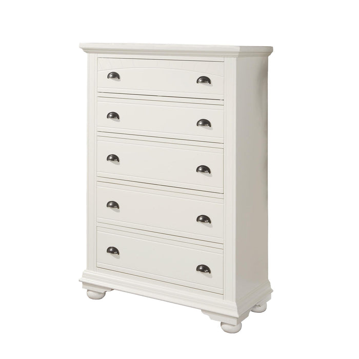Brookpine White Chest - Vida Furniture (Laredo,TX)