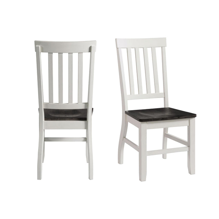 Kayla Two Tone Side Chair Set of 2 - Vida Furniture (Laredo,TX)