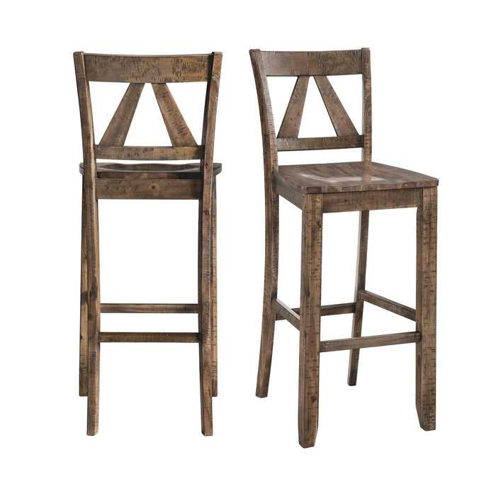 Finn 30" Bar Stool Set of 2 - Vida Furniture (Laredo,TX)