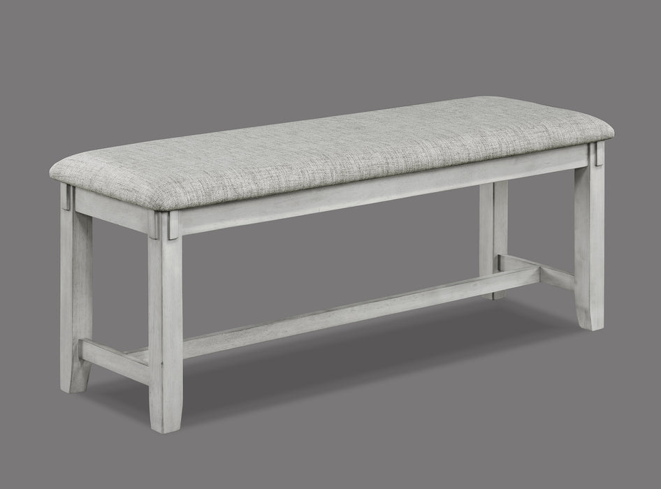 CLARA BENCH DRIFT WOOD COLOR - Vida Furniture (Laredo,TX)