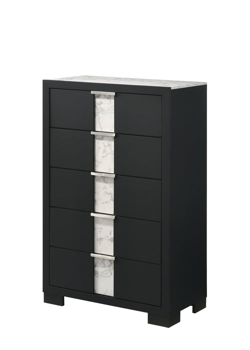 RANGLEY CHEST - BLACK - Vida Furniture (Laredo,TX)