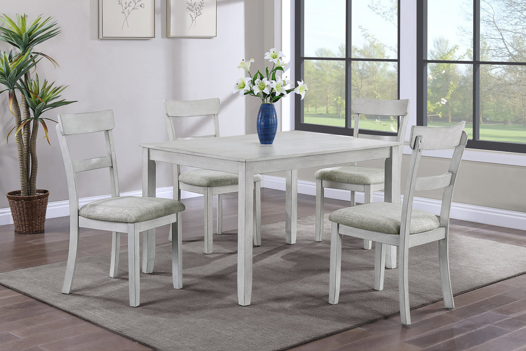 HENDERSON 5-PK DINETTE SET D.WOOD - Vida Furniture (Laredo,TX)