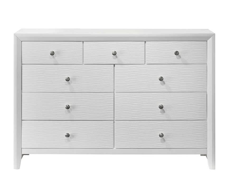 EVAN DRESSER WHITE - Vida Furniture (Laredo,TX)