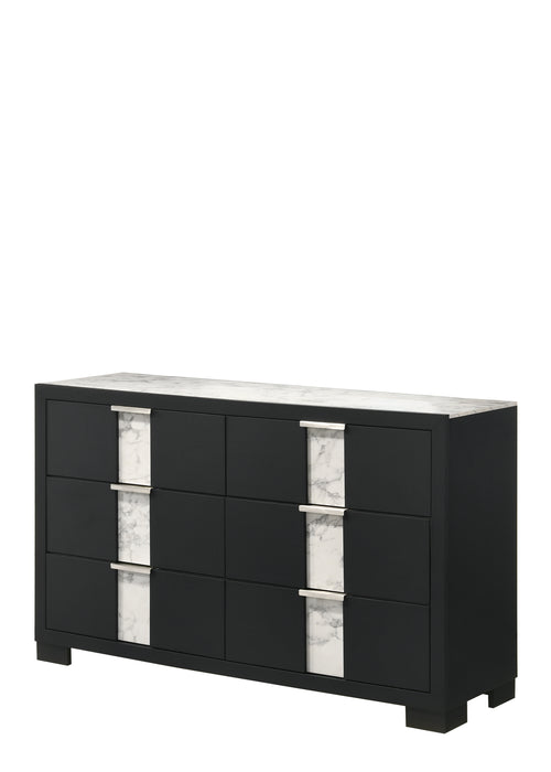 RANGLEY DRESSER - BLACK - Vida Furniture (Laredo,TX)