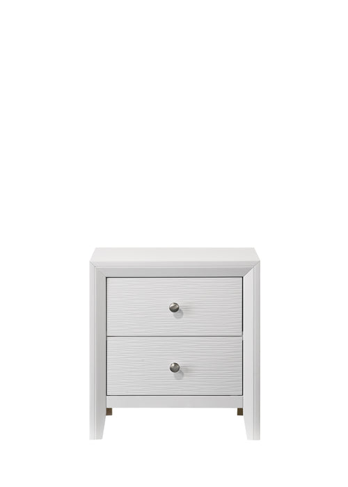 EVAN NIGHTSTAND WHITE - Vida Furniture (Laredo,TX)