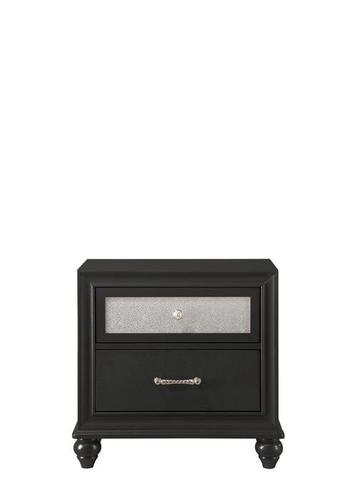 LILA NIGHTSTAND BLACK - Vida Furniture (Laredo,TX)