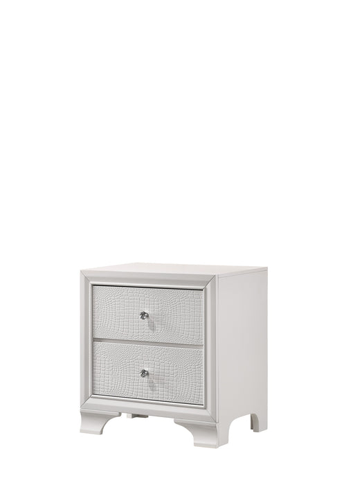 LYSSA NIGHTSTAND FROST - Vida Furniture (Laredo,TX)