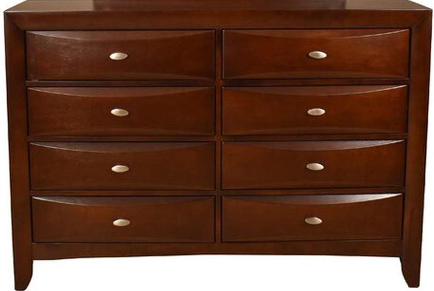 Galaxy Home Emily 8 Drawer Dresser in Cherry GHF-808857628237 - Vida Furniture (Laredo,TX)
