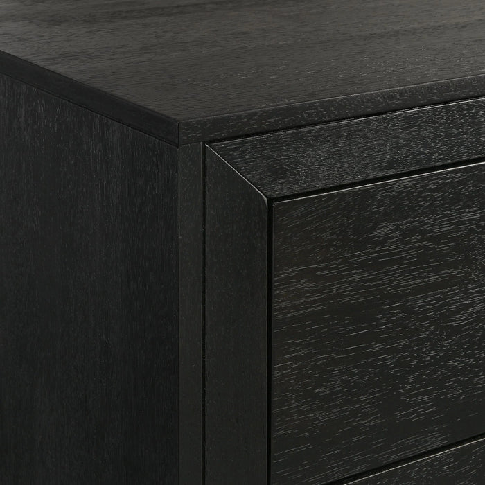 Allan Panel Bedroom Set in Black