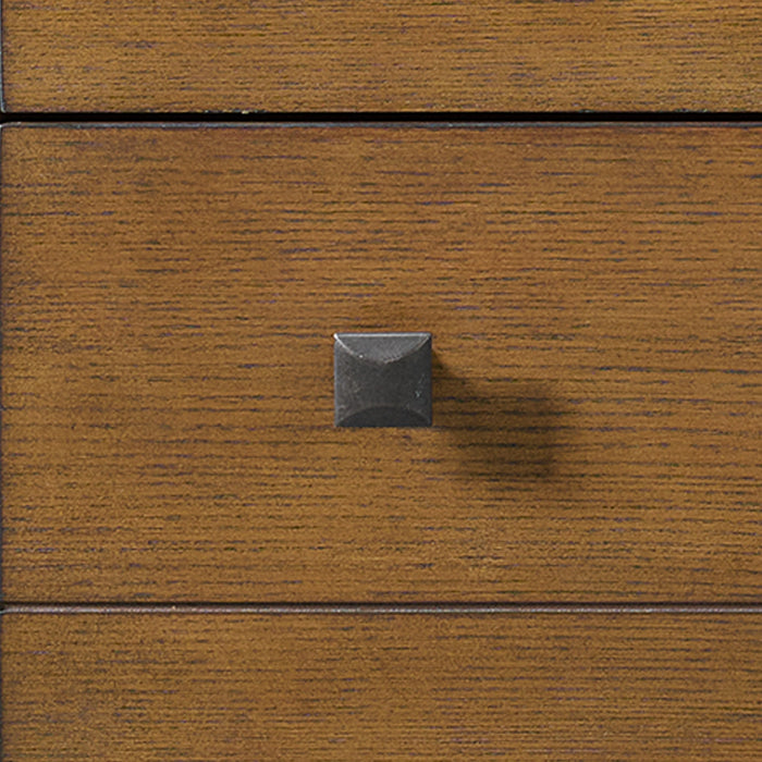 Portico File Cabinet in Brown Oak
