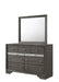 Galaxy Home Matrix Mirror in Gray - Vida Furniture (Laredo,TX)