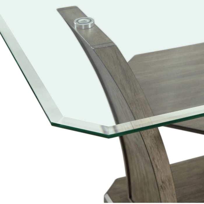 Dapper Grey Rectangular Counter Table