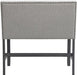 Elements International Seneca Counter Height Dining Bench with Back in Grey - Vida Furniture (Laredo,TX)