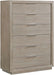 Elements International Arcadia Chest in Grey - Vida Furniture (Laredo,TX)