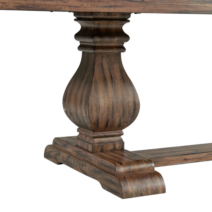Gramercy 7PC Dining Set-Table and Six Tufted Tall Back Chairs
