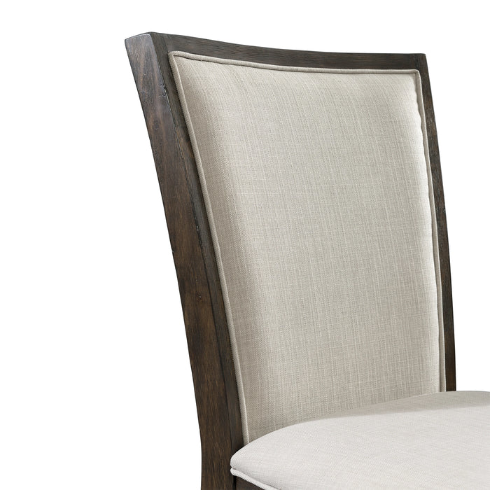 Grady 6PC Dining Set (72" Table + 4 Chairs + Bench) in Brown