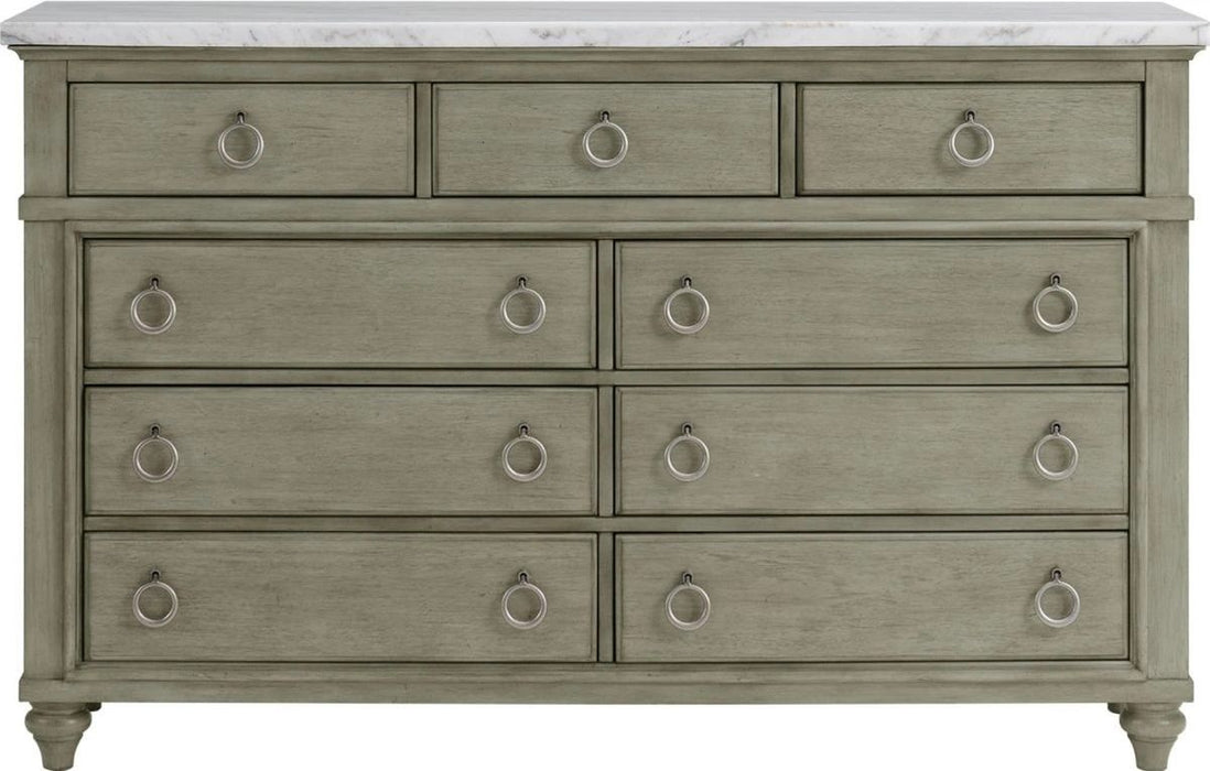 Elements International Kendari Dresser in Grey - Vida Furniture (Laredo,TX)