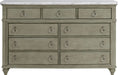 Elements International Kendari Dresser in Grey - Vida Furniture (Laredo,TX)