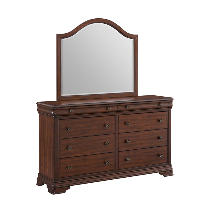 Elements International Phillipe Dresser in Brown - Vida Furniture (Laredo,TX)