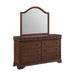 Elements International Phillipe Dresser in Brown - Vida Furniture (Laredo,TX)