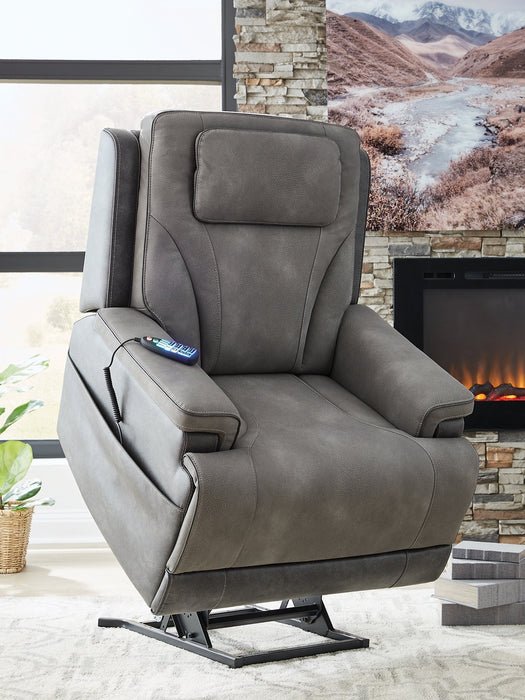 4Z-Peaceful Pause Power Lift Recliner - Vida Furniture (Laredo,TX)