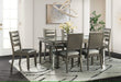 Elements International 14.5 Side Chair in Dark Champagne - Vida Furniture (Laredo,TX)