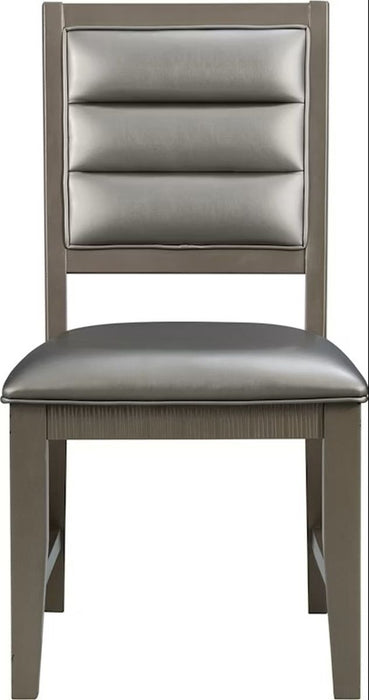 Elements International 14.5 Side Chair in Dark Champagne - Vida Furniture (Laredo,TX)
