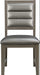Elements International 14.5 Side Chair in Dark Champagne - Vida Furniture (Laredo,TX)