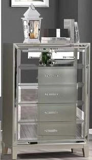 Galaxy Home Harmony 6 Drawer Chest in Silver GHF-808857748638