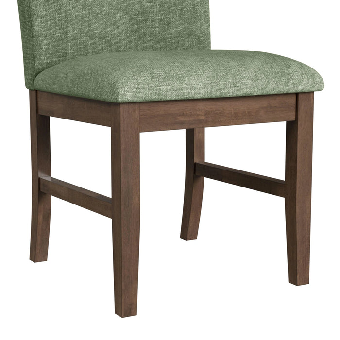 Santa Barbara Dining Side Chair with Fabric in Walnut (2 Per Carton)