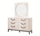 Crown Mark Furniture Veda 6 Drawer Dresser in Beige - Vida Furniture (Laredo,TX)