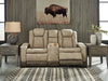 Next-Gen DuraPella Power Reclining Loveseat with Console - Vida Furniture (Laredo,TX)