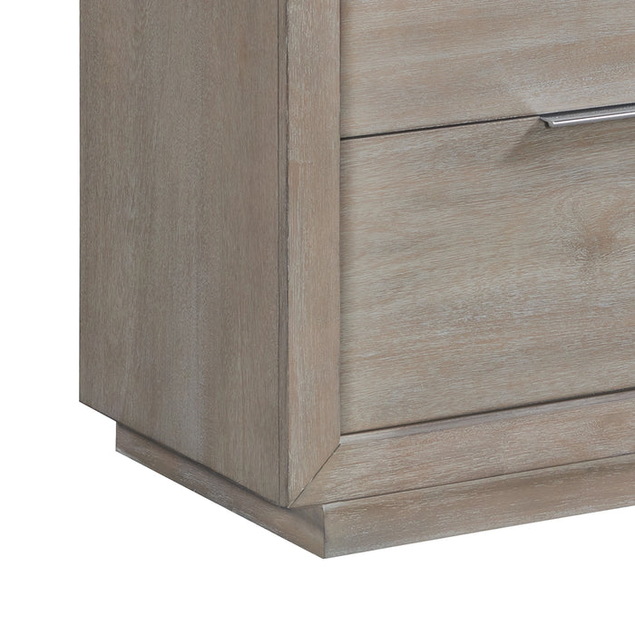 Arcadia Dresser & Mirror Set in Grey