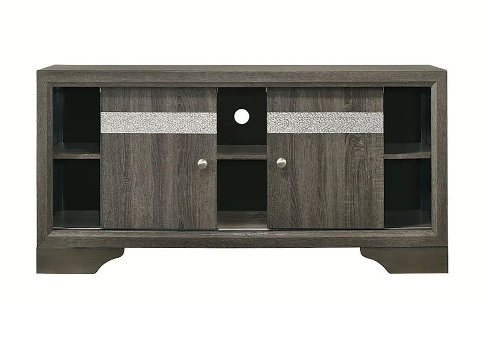 Crown Mark Furniture Regata TV Stand in Gray - Vida Furniture (Laredo,TX)