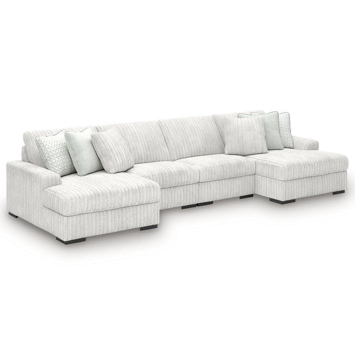 Stupendous Sectional with Double Chaise - Vida Furniture (Laredo,TX)