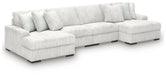 Stupendous Sectional with Double Chaise - Vida Furniture (Laredo,TX)