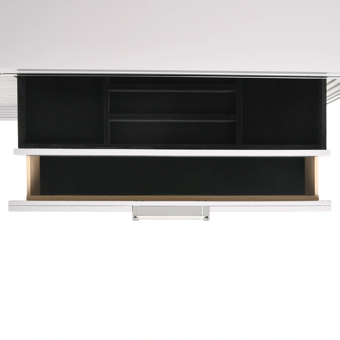 Twenty Nine Dresser & Mirror Set White