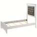 Crown Mark Furniture Lyssa Twin Upholstered Bed in White B4310-T - Vida Furniture (Laredo,TX)