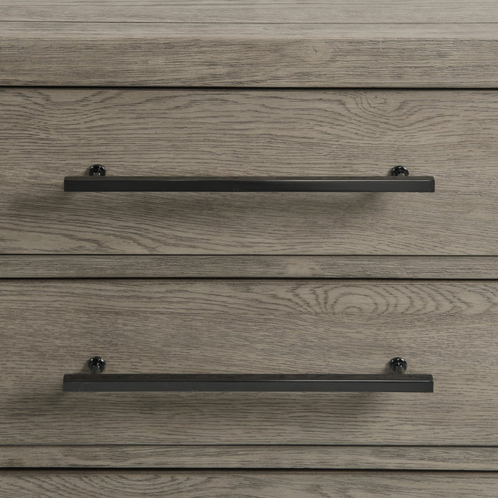 Elements International Versailles Dresser in Grey - Vida Furniture (Laredo,TX)