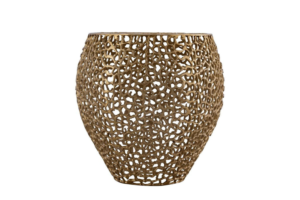 Galaxy Home ET3403-18 Coffee Table in Gold - Vida Furniture (Laredo,TX)