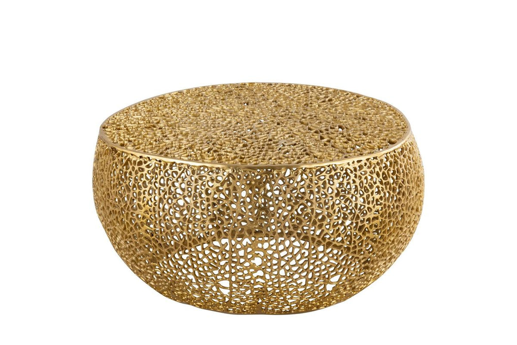 Galaxy Home T3502-32 Coffee Table in Gold - Vida Furniture (Laredo,TX)