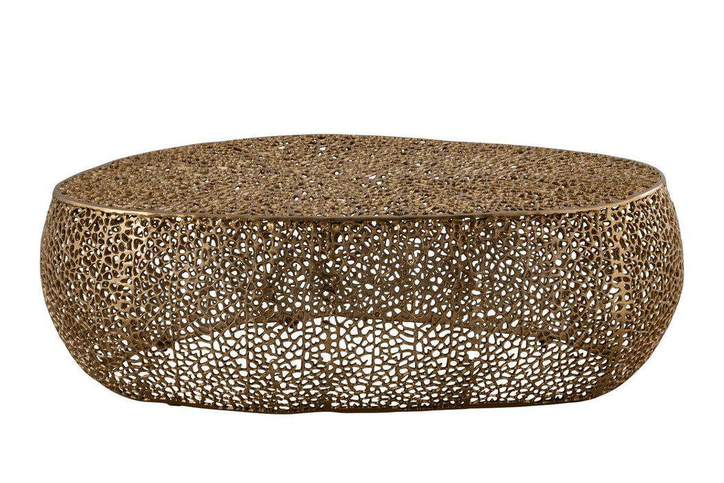 Galaxy Home CT3601-50 Coffee Table in Gold - Vida Furniture (Laredo,TX)