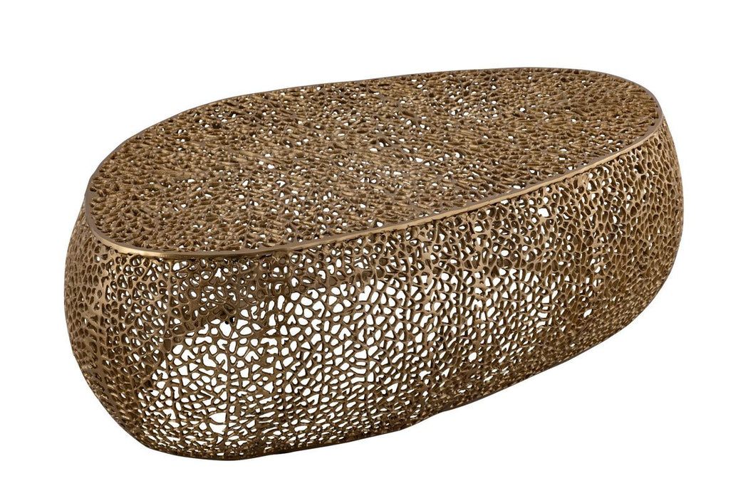 Galaxy Home CT3601-50 Coffee Table in Gold - Vida Furniture (Laredo,TX)