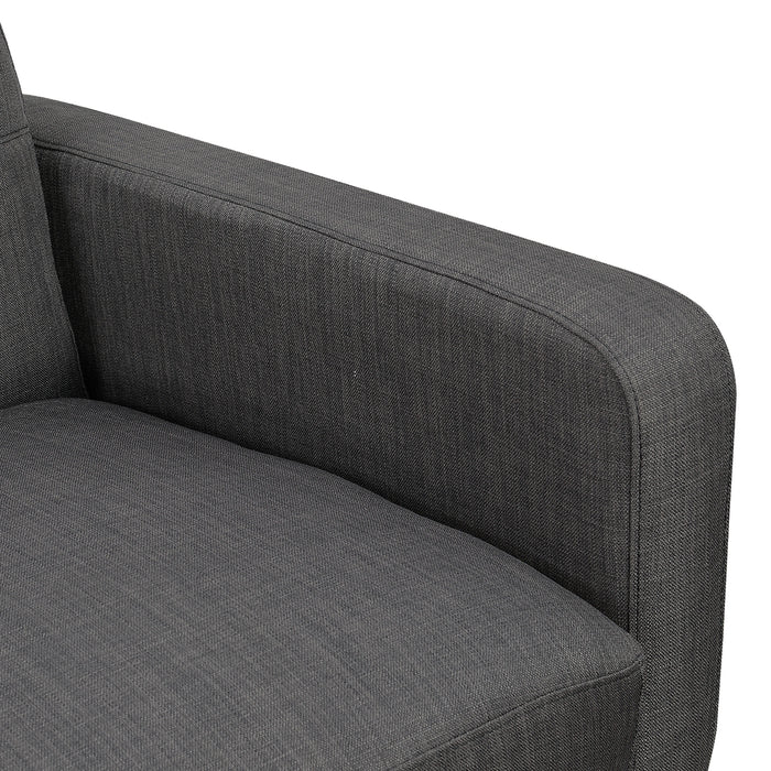 Hadley 4480 KD Sofa Heirloom Charcoal w/No Pillows