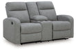 Gauntlet Reclining Loveseat with Console - Vida Furniture (Laredo,TX)