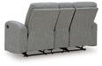 Gauntlet Reclining Loveseat with Console - Vida Furniture (Laredo,TX)