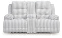 Rhines Falls Power Reclining Loveseat with Console - Vida Furniture (Laredo,TX)